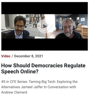 How Should Democracies Regulate Speech Online?