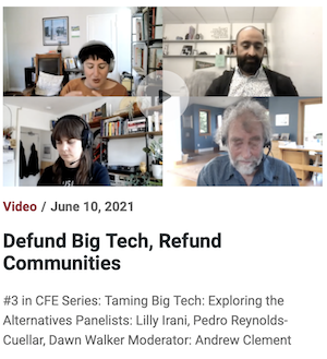 Defund Big Tech, Refund Communities